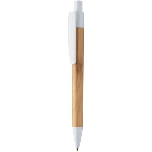 Bambus-Kugelschreiber Colothic (Art.-Nr. CA517880) - Bambus-Kugelschreiber mit Kunststoffclip...