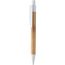 Bambus-Kugelschreiber Colothic (weiß, natur) (Art.-Nr. CA517880)