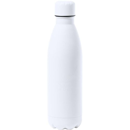 Edelstahl-Trinkflasche Jenings (Art.-Nr. CA519466) - Edelstahl-Trinkflasche mit gummierter...
