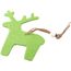 Weihnachtsfiguren - Rentier Fantasy (grün) (Art.-Nr. CA520706)