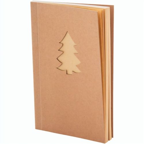 Weihnachtsnotizbuch Julbok (Art.-Nr. CA522828) - Notizbuch mit Recyclingpapiereinband,...