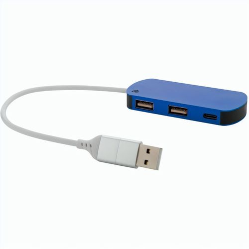 USB Hub Raluhub (Art.-Nr. CA528588) - USB-Hub aus recyceltem Aluminium und...