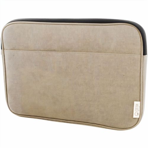 Recycelten Canvas Laptoptasche Rebyss Comp (Art.-Nr. CA529352) - Vollständig gepolsterte Laptoptasch...