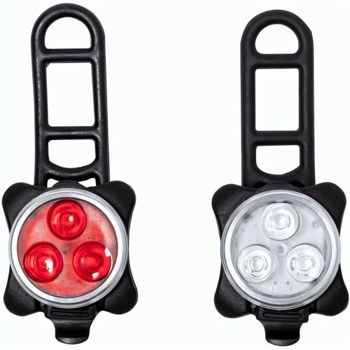 Fahrradlichtset  Remko (Art.-Nr. CA530919) - Fahrradlichtset aus Kunststoff mit...