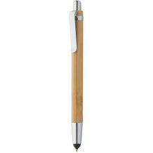 Kugelschreiber mit Touchpen Tashania Black (natur) (Art.-Nr. CA532998)