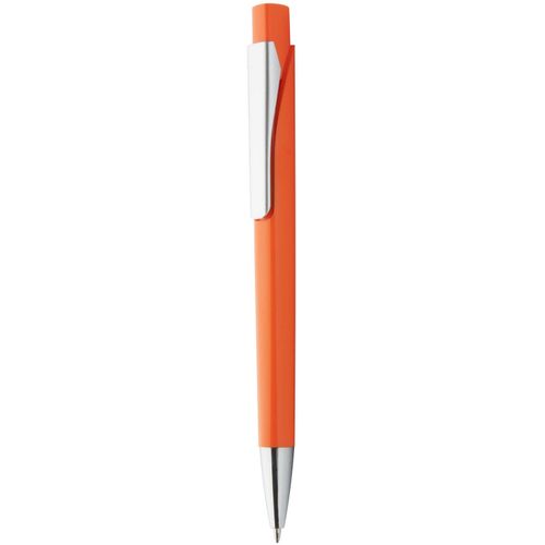 Kugelschreiber Silter (Art.-Nr. CA535288) - Kunststoff-Kugelschreiber mit silbernem...