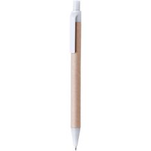 Kugelschreiber Tori (weiß, natur) (Art.-Nr. CA544771)