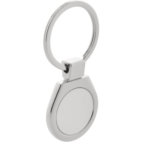Schlüsselanhänger Ball (Art.-Nr. CA550804) - Metall-Schlüsselanhänger, einzeln ...