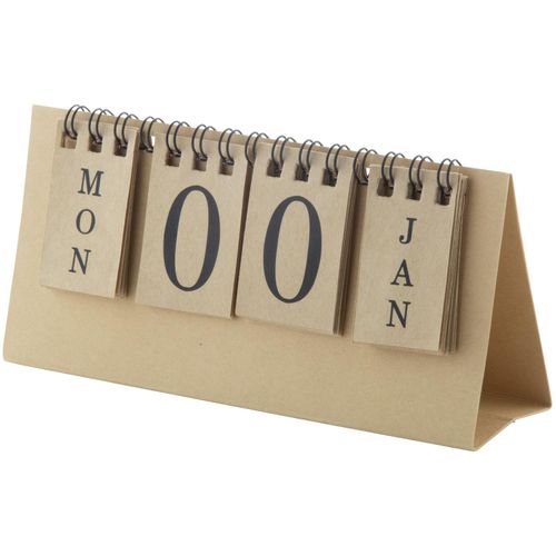 Ewiger Kalender Gadner (Art.-Nr. CA556276) - Ewiger Kalender aus recyceltem Karton.