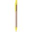 Kugelschreiber Tori (gelb, natur) (Art.-Nr. CA557239)