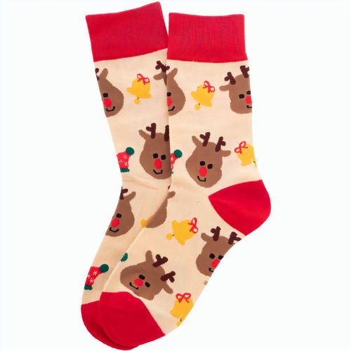 Weihnachts-Socken Sokkex (Art.-Nr. CA562967) - Paar Weihnachtssocken aus 73 % Baumwolle...