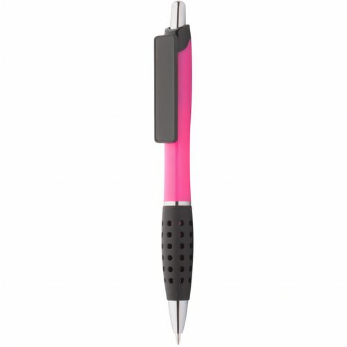 Kugelschreiber Leompy (Art.-Nr. CA568271) - Kunststoff-Kugelschreiber mit Gummi-Grif...
