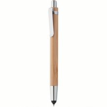 Touchpen mit Kugelschreiber aus Bambus Tashania (Art.-Nr. CA587475)
