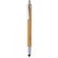 Touchpen mit Kugelschreiber aus Bambus Tashania (natur) (Art.-Nr. CA587475)