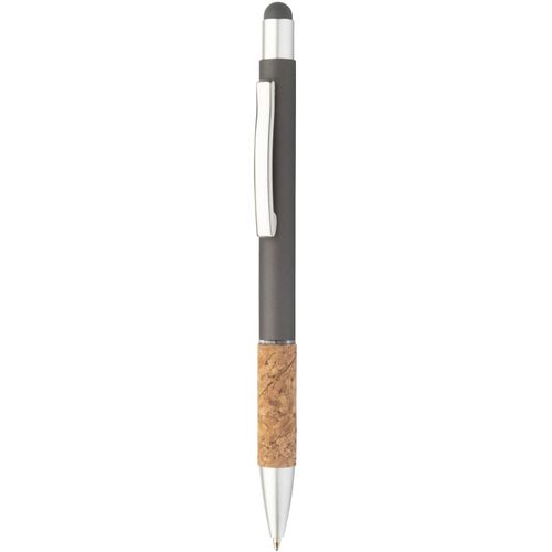 Touchpen mit Kugelschreiber Corbox (Art.-Nr. CA592046) - Kugelschreiber/Touchpen aus Aluminium...