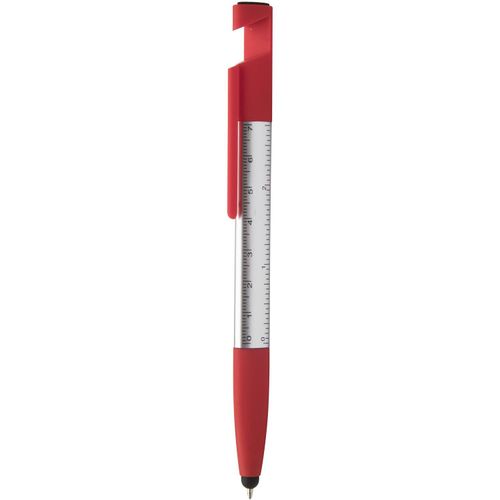 Touchpen mit Kugelschreiber Handy (Art.-Nr. CA593705) - 5in1 Kunststoffkugelschreiber mit...