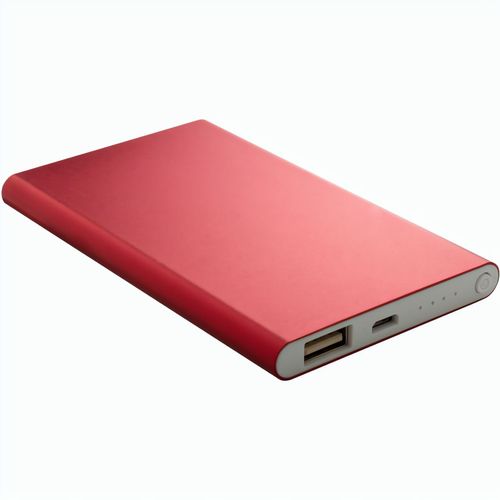 Powerbank FlatFour (Art.-Nr. CA594580) - USB Powerbank aus Aluminium, Kapazität:...