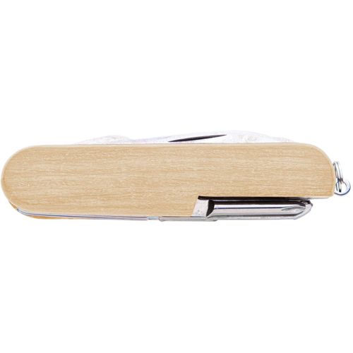 Taschenmesser Baikal (Art.-Nr. CA596591) - Edelstahl-Taschenmesser mit Holzgriff...
