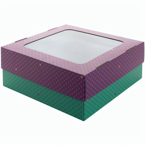 Geschenkbox CreaBox Gift Box Window L (Art.-Nr. CA609876) - Inidividuelle und vollfarbig bedruckte...