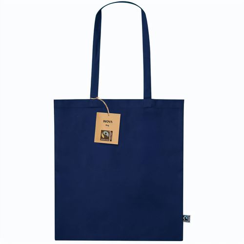 Fairtrade Einkaufstasche Inova (Art.-Nr. CA611257) - Farbige Einkaufstasche mit langen...