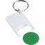 Schlüsselanhänger mit Einkaufswagenchip Zabax (grün) (Art.-Nr. CA612050)