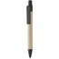 Umweltfreundlicher Kugelschreiber Reflat (natur, schwarz) (Art.-Nr. CA615151)