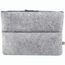 RPET-Filz-Laptoptasche Refelt Comp (Grau) (Art.-Nr. CA616243)