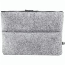 RPET-Filz-Laptoptasche Refelt Comp (Grau) (Art.-Nr. CA616243)