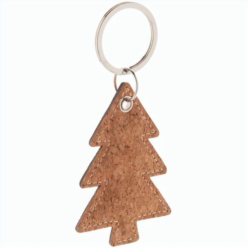 Schlüsselanhänger Weihnachtsbaum Korkki (Art.-Nr. CA618094) - Schlüsselanhänger in Weihnachtsbaumfor...
