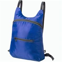 faltbarer RPET-Rucksack Brocky (blau) (Art.-Nr. CA618149)