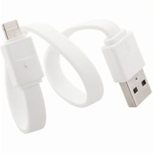 USB-Ladekabel Stash (weiß, silber) (Art.-Nr. CA628316)