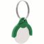 Schlüsselanhänger mit Einkaufswagen-Chip Token (grün) (Art.-Nr. CA632733)