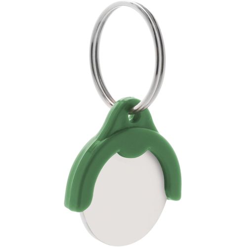 Schlüsselanhänger mit Einkaufswagen-Chip Token (Art.-Nr. CA632733) - Schlüsselanhänger mit Einkaufswagen-Ch...