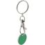Schlüsselanhänger mit Einkaufswagen-Chip Euromarket (grün) (Art.-Nr. CA661303)