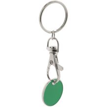 Schlüsselanhänger mit Einkaufswagen-Chip Euromarket (grün) (Art.-Nr. CA661303)