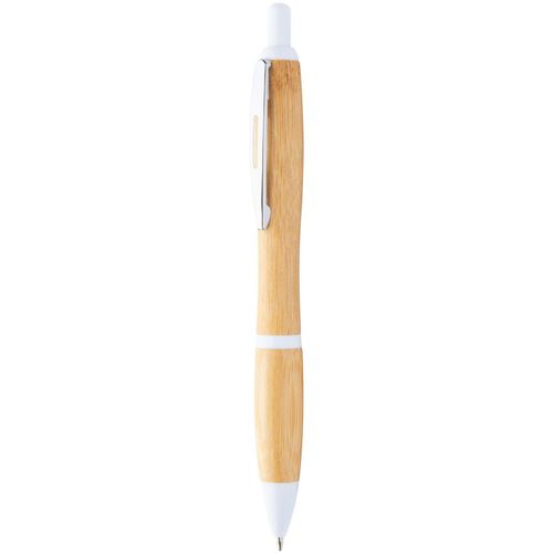 Bambus-Kugelschreiber Coldery (Art.-Nr. CA663491) - Bambus-Kugelschreiber mit farbigen...