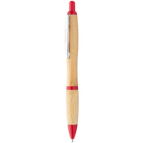 Bambus-Kugelschreiber Coldery (Art.-Nr. CA679807) - Bambus-Kugelschreiber mit farbigen...