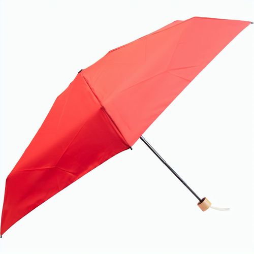 RPET Mini-Regenschirm Miniboo (Art.-Nr. CA681035) - Manueller, 3-fach faltbarer Windproof-Mi...