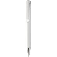 Kugelschreiber Rubri (silber, weiß) (Art.-Nr. CA683291)