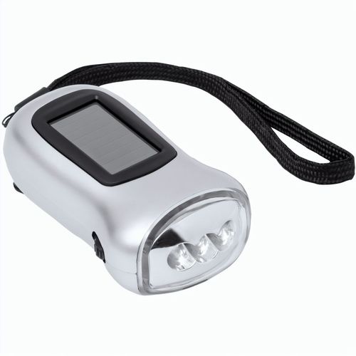 Taschenlampe mit doppelter Stromversorgung Rogla (Art.-Nr. CA690906) - Taschenlampe mit 3 LEDs, zweifacher...