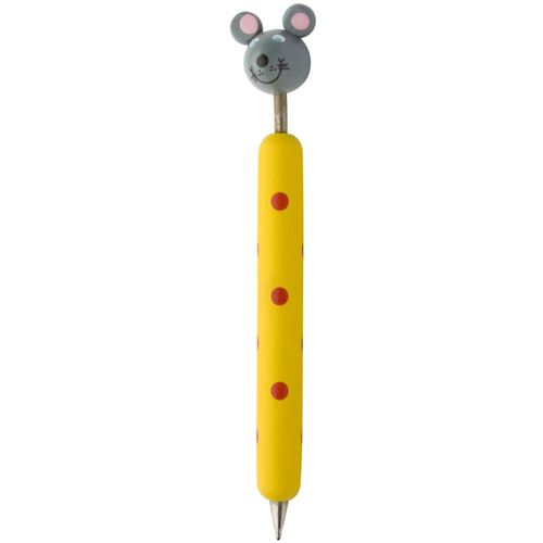 Kugelschreiber Maus Zoom (Art.-Nr. CA696995) - Holz-Kugelschreiber mit farbigem Schaft...