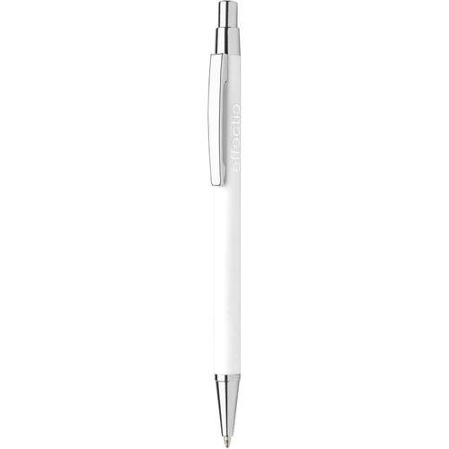 Kugelschreiber Chromy (Art.-Nr. CA697322) - Aluminium-Kugelschreiber mit gummierter...