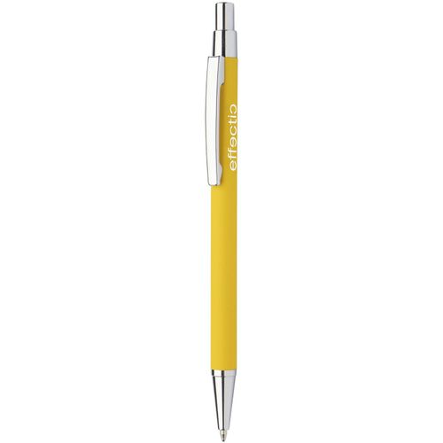 Kugelschreiber Chromy (Art.-Nr. CA697958) - Aluminium-Kugelschreiber mit gummierter...
