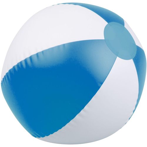 Strandball (ø23 cm) Waikiki (Art.-Nr. CA706107) - 6 Panel Strandball mit weißen und farbi...
