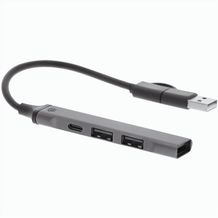 USB-Hub Konery (silber) (Art.-Nr. CA708534)