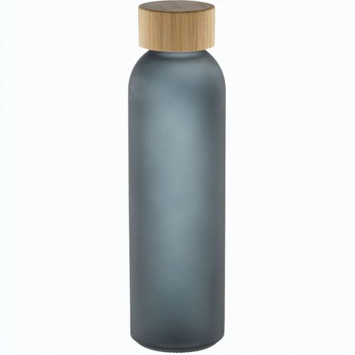 Glas-Trinkflasche Cloody (Art.-Nr. CA717045) - Trinkflasche aus gefrostetem Glas mit...