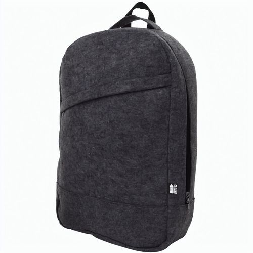 RPET-Filz-Rucksack Refelt Back (Art.-Nr. CA723894) - Rucksack aus RPET Filz mit Reißverschlu...