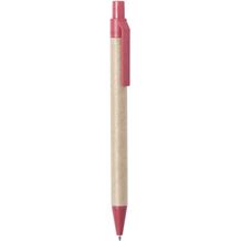 Kugelschreiber Desok (rot, natur) (Art.-Nr. CA724103)