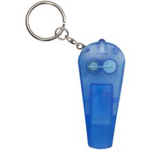 Schlüsselanhänger mit Pfeife Coach (blau) (Art.-Nr. CA728009)