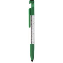 Touchpen mit Kugelschreiber Handy (grün, silber) (Art.-Nr. CA736994)